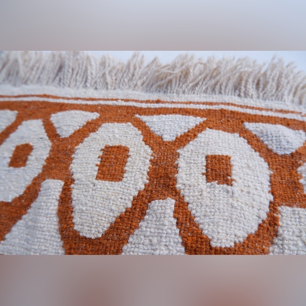 Small Size wool Tapestry, art wall, table runner etc handmade. Small size - Picture 2 of 6